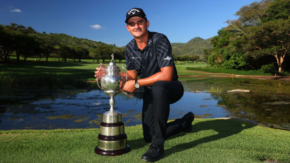 Christiaan Bezuidenhout celebrates another win