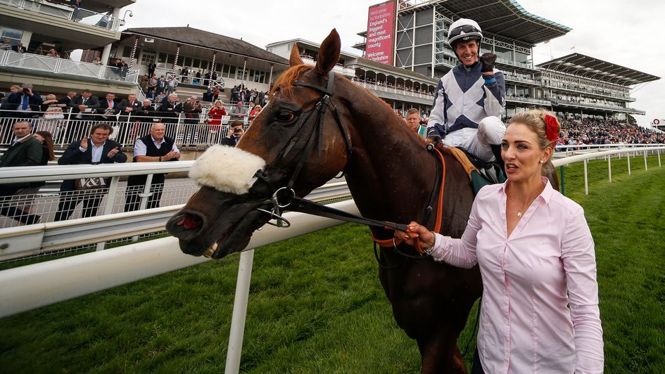 Ulysses and Jim Crowley after their win at York