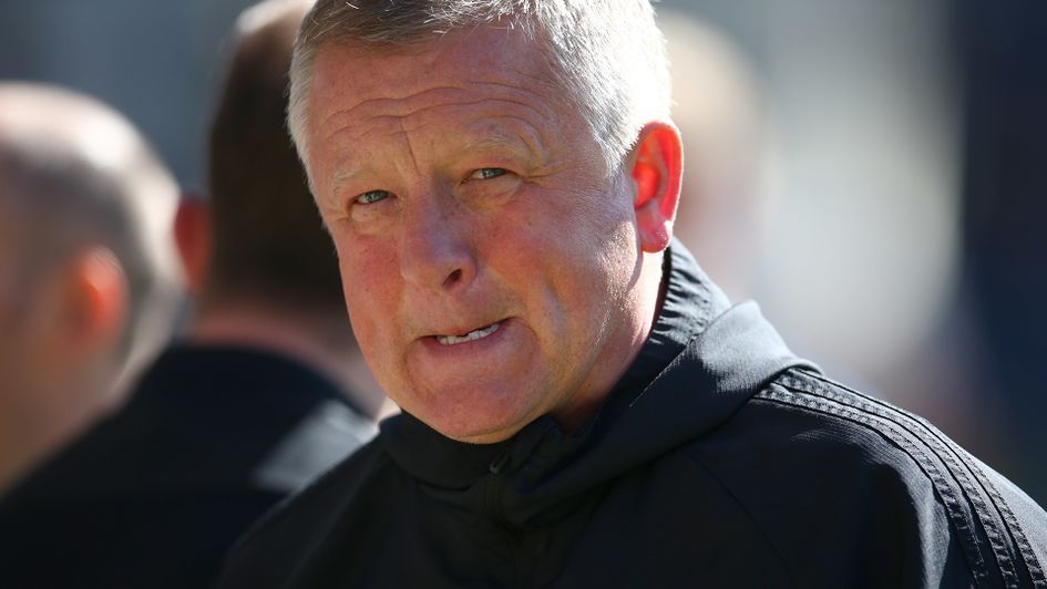 Sheffield United boss Chris Wilder