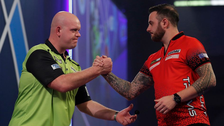Michael van Gerwen and Joe Cullen played out an absolute thriller