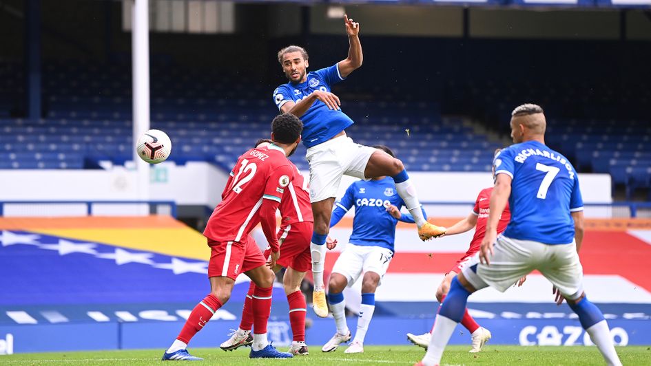 Dominic Calvert-Lewin scores against Liverpool