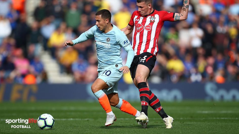 Eden Hazard in Chelsea action against Southampton