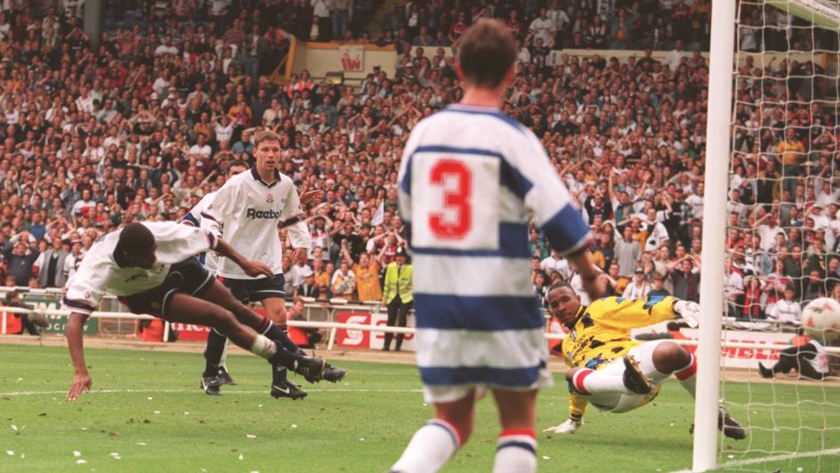 Bolton's Fabian de Freitas scores