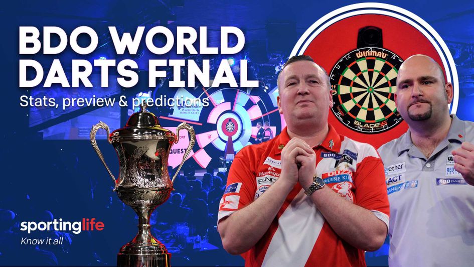 Glen Durrant faces Scott Waites in the Lakeside final on Sunday evening