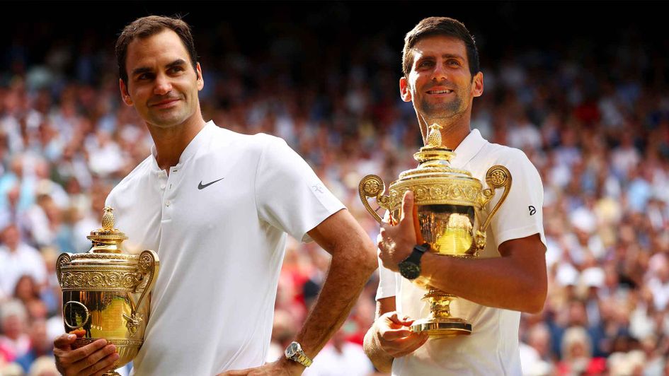 Roger Federer and Novak Djokovic are chasing another Wimbledon title