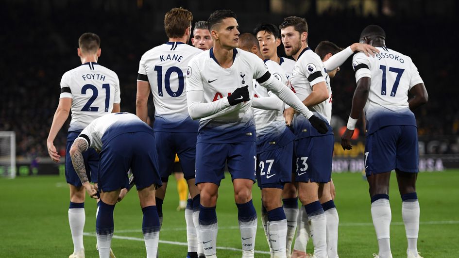 Tottenham celebrate