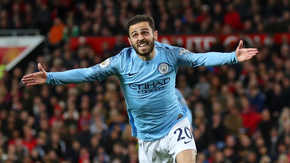 Bernardo Silva celebrates for Manchester City