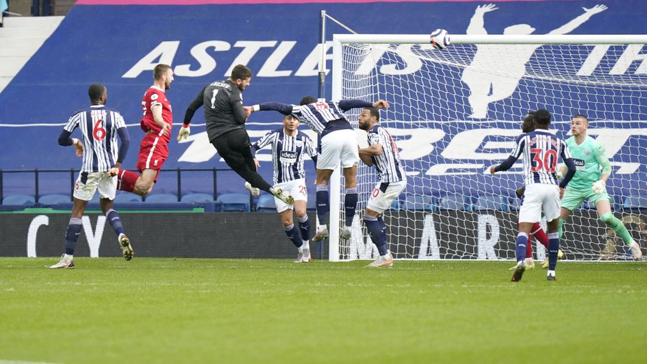 Alisson scores dramatic late winner against West Brom