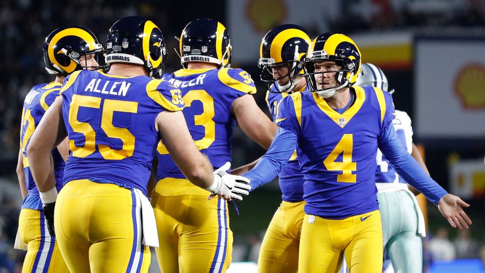 Los Angeles Rams celebrate