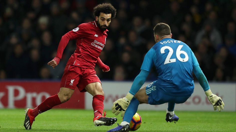 Mo Salah scores for Liverpool at Watford