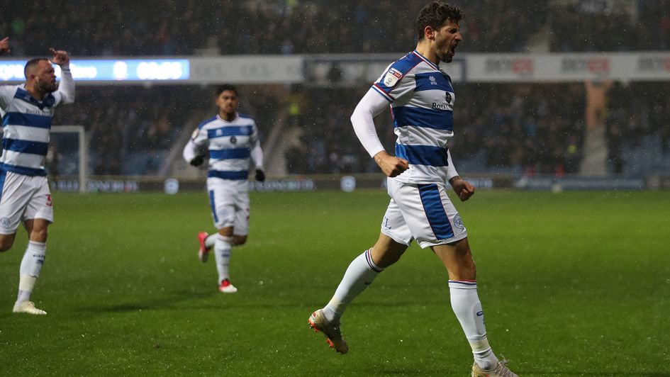 Pawel Wszolek (right) celebrates after scoring against Middlesbrough
