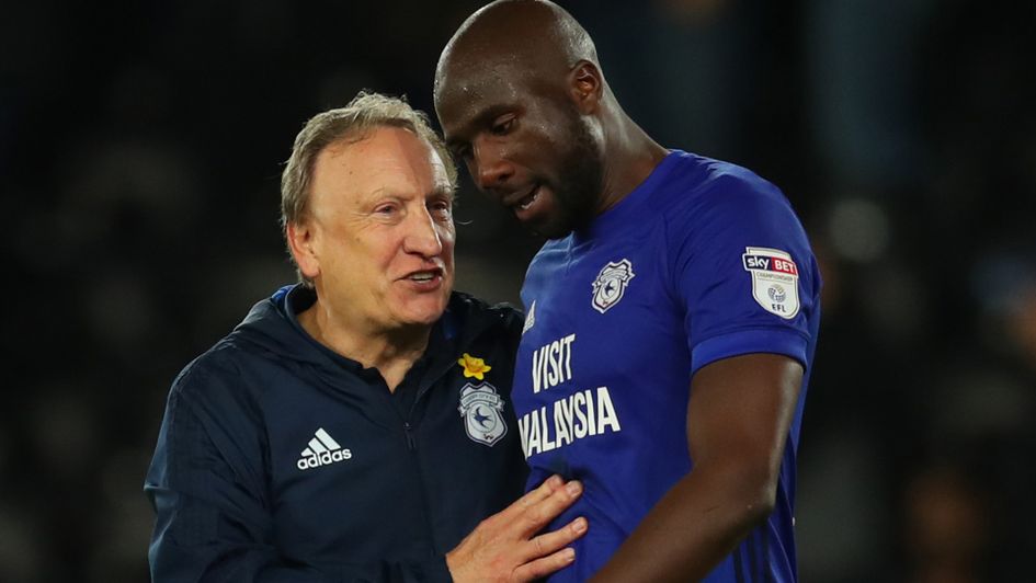 Cardiff City duo Neil Warnock and Sol Bamba