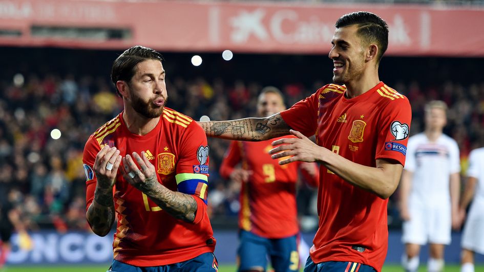 Sergio Ramos celebrates