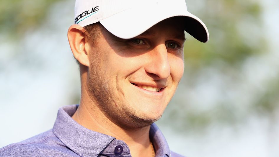 Emiliano Grillo is all smiles in India