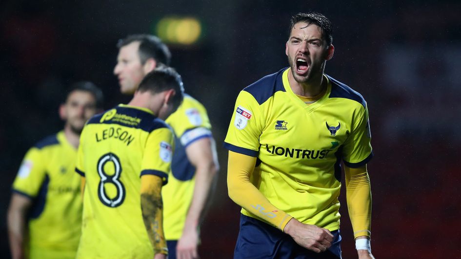 Oxford United celebrate