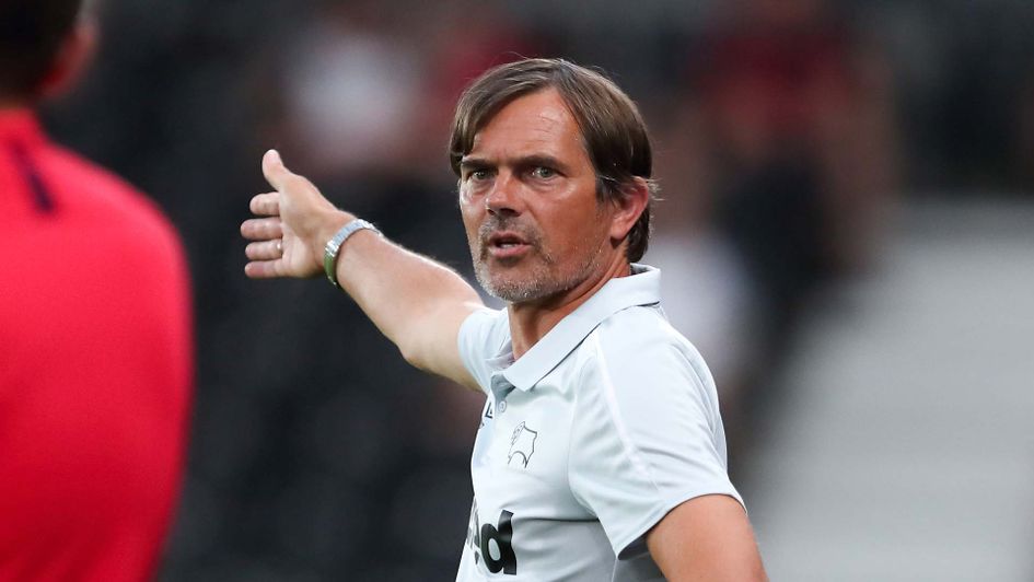 Derby County manager Phillip Cocu