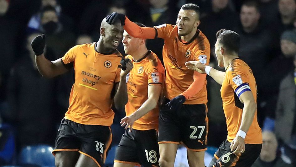 Willy Boly and Wolves celebrate