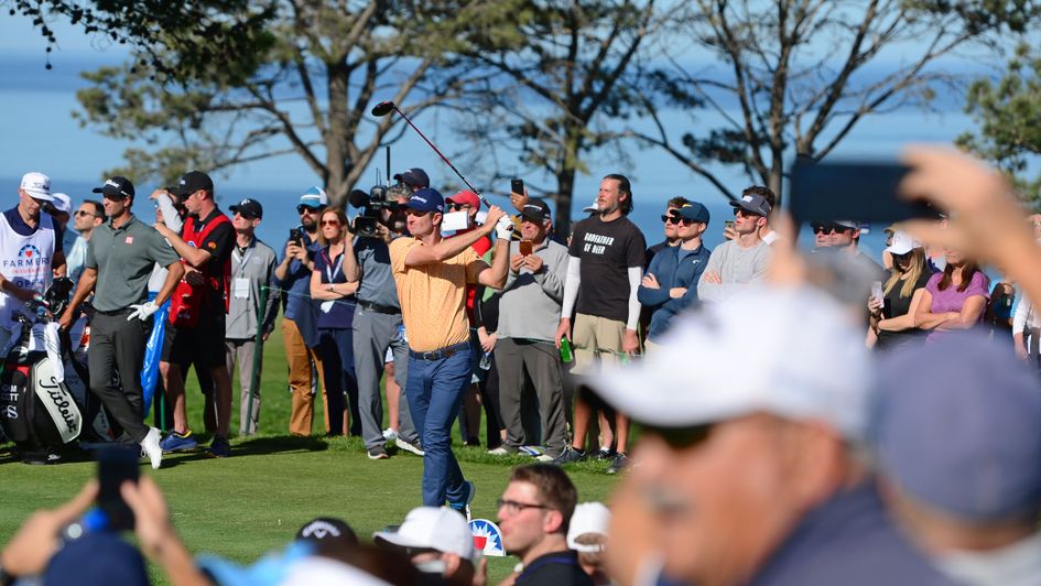 Justin Rose in action at Torrey Pines