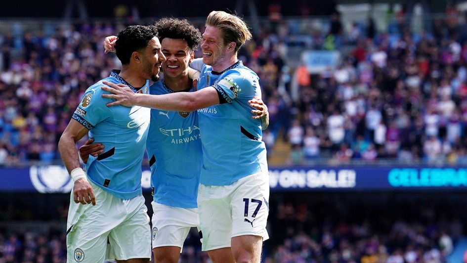 Manchester City celebrate a goal