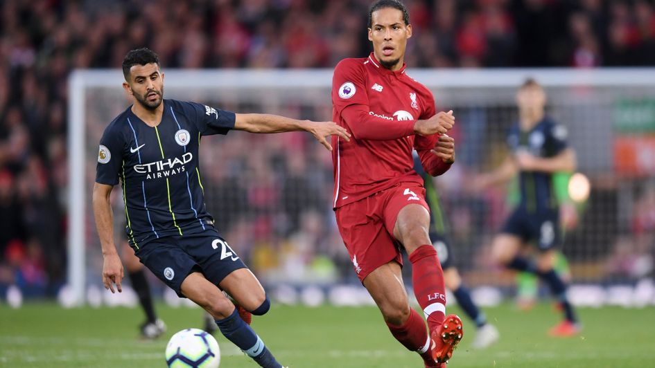 Virgil van Dijk in action against Manchester City