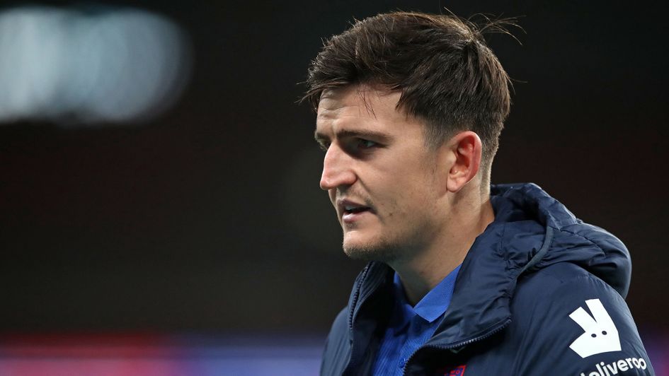 Harry Maguire on England duty