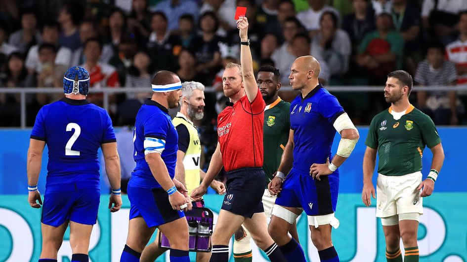 Andrea Lovotti sees red for Italy