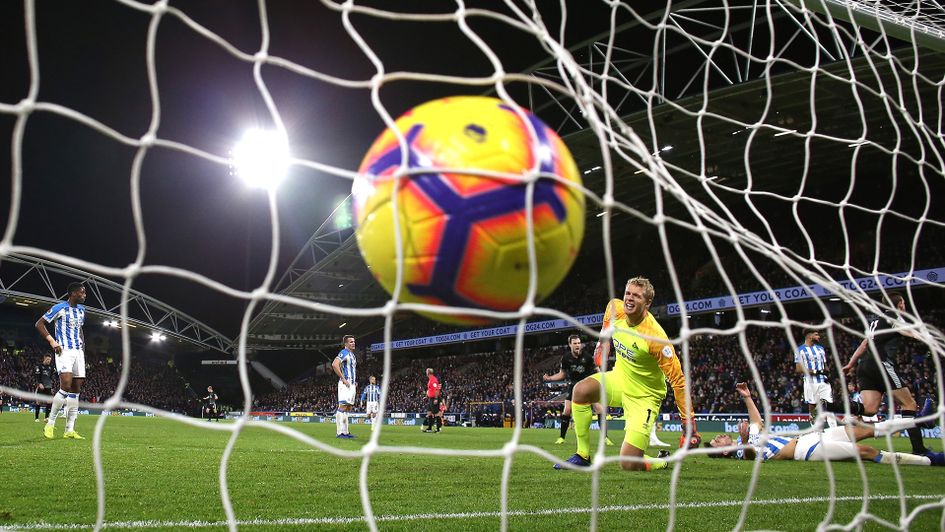 Chris Wood finds the net at the John Smith's Stadium