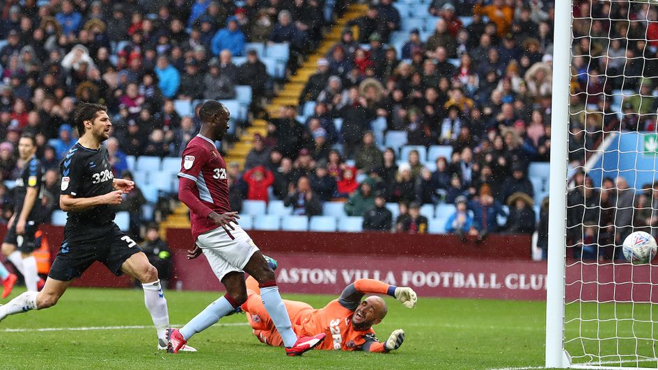 Albert Adomah scores against Middlesbrough