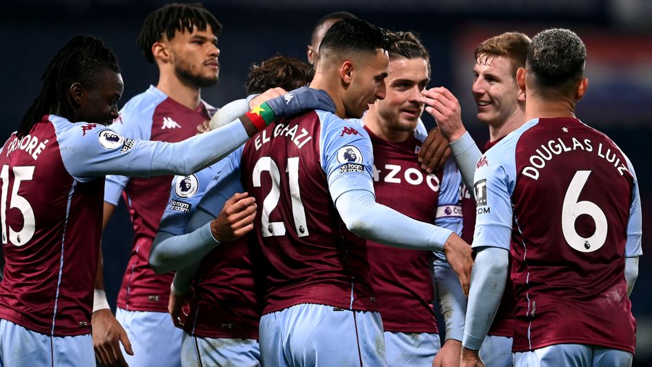 Anwar El Ghazi celebrates Villa's third