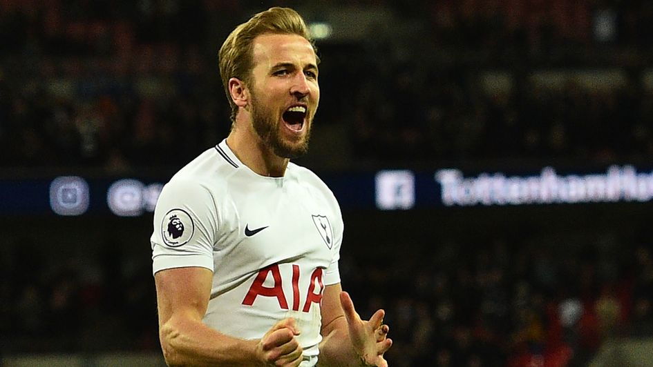 Harry Kane celebrates
