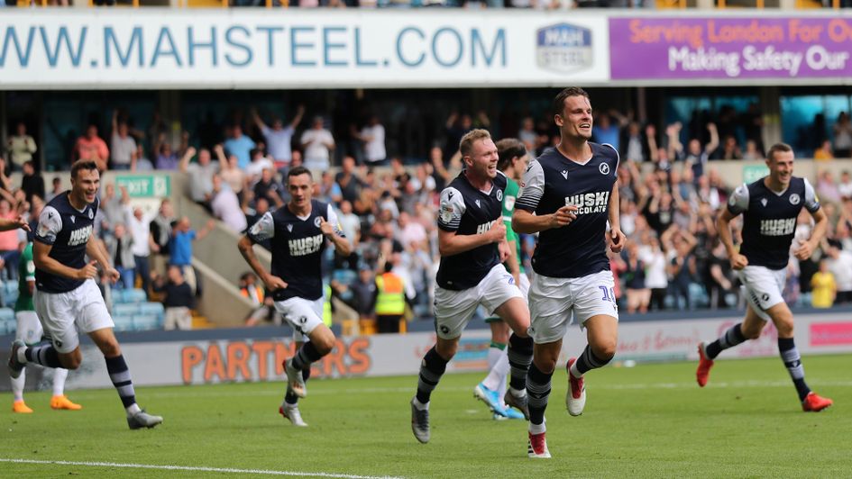 Matt Smith and Millwall celebrate