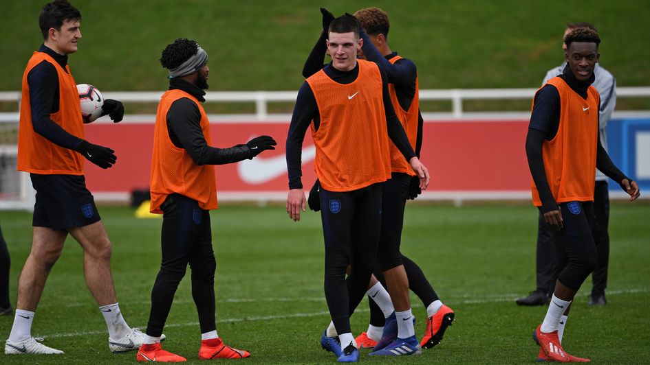 Declan Rice: The England ace linked up with the senior squad for the first time (March, 2019)