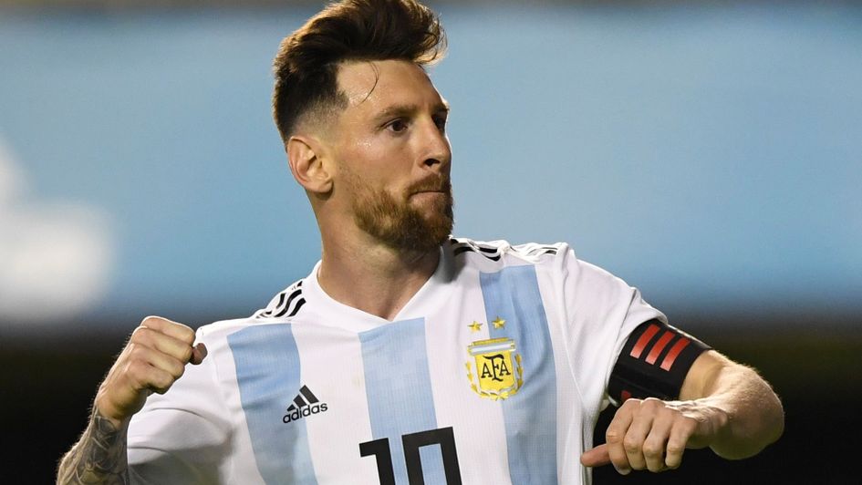 Lionel Messi: The Argentina ace netted his 47th senior hat-trick