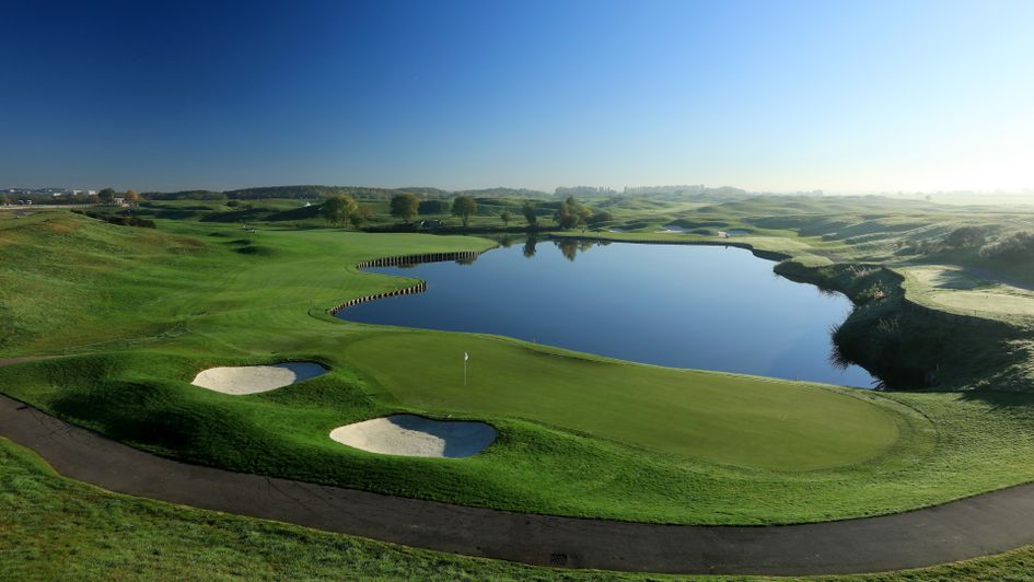 The second hole at Le Golf National