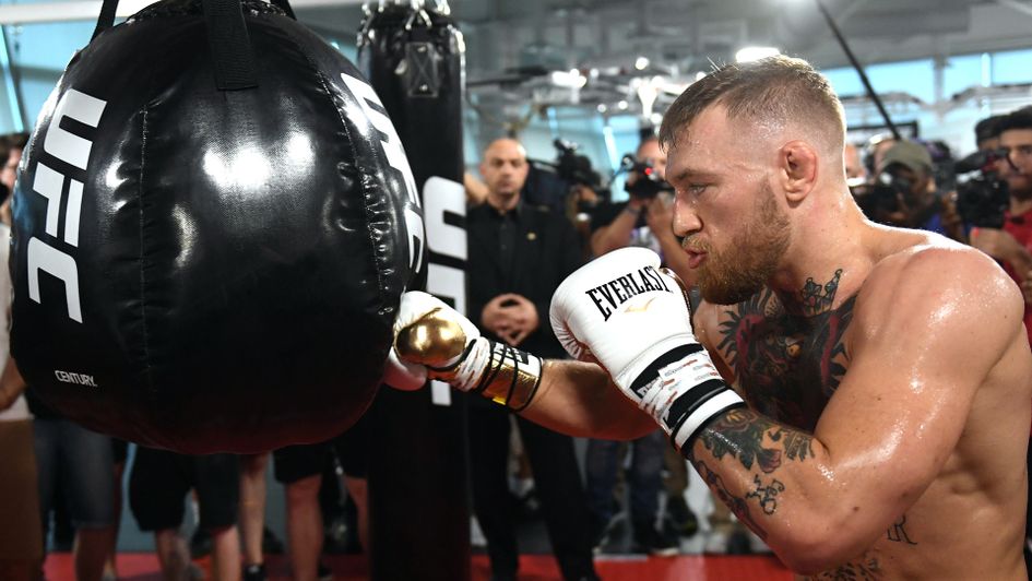 Conor McGregor - confident of victory against Floyd Mayweather