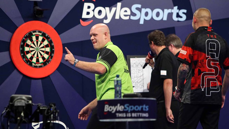 Michael van Gerwen wins the World Grand Prix (Picture: Kieran Cleeves/PDC)