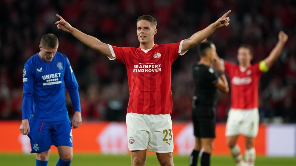 Rangers lose to PSV