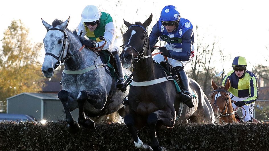 Vintage Clouds (left): Taken to strike at Cheltenham