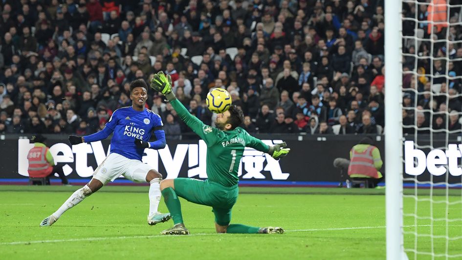 Demarai Gray scores against West Ham