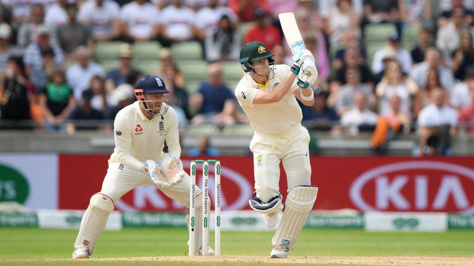 Steve Smith on the charge