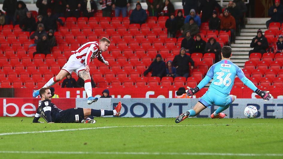 James McClean scores against Luton