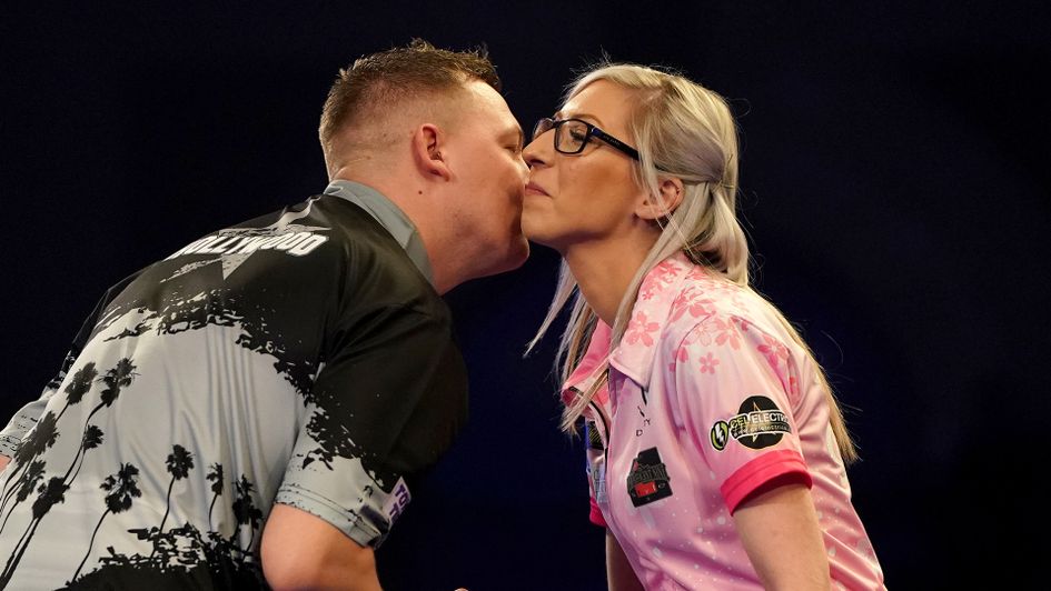 Chris Dobey defeated Fallon Sherrock at the World Darts Championship