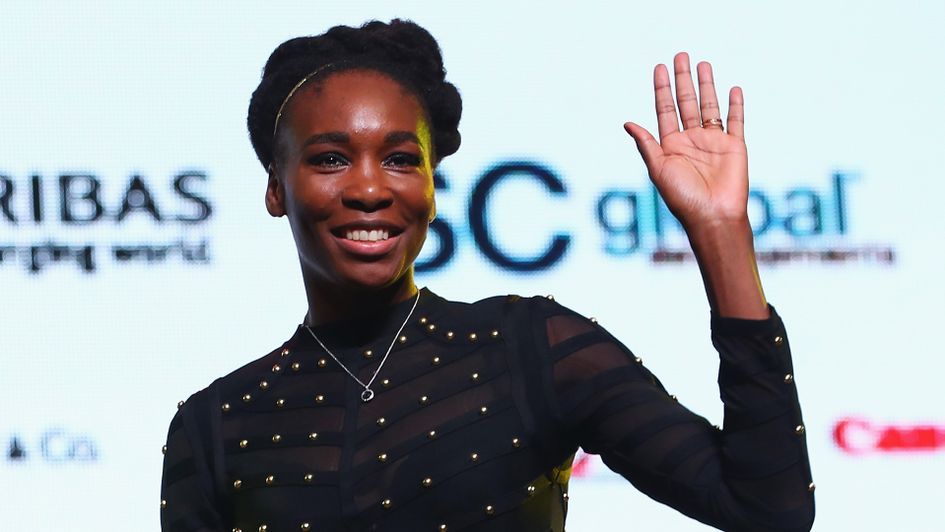 Venus Williams at Friday's draw ceremony