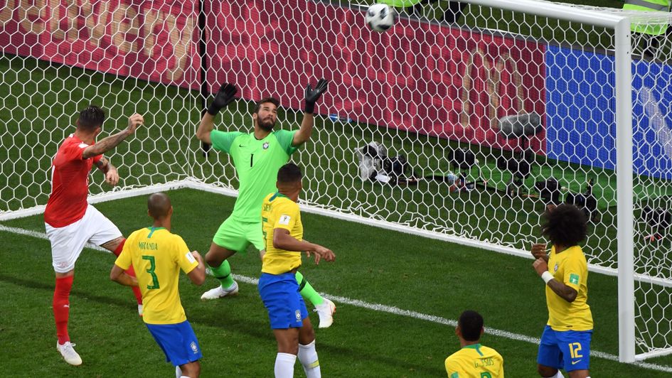 Steven Zuber levels the game for Switzerland