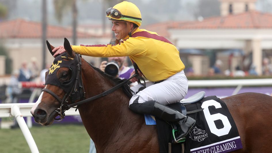 Irad Ortiz Jr all smiles on Twilight Gleaming