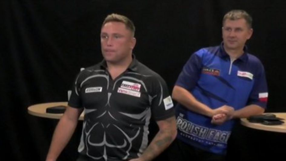 Gerwyn Price plays it cool (Picture: PDC Twitter)