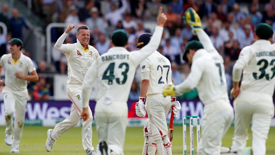 Australia celebrate against England