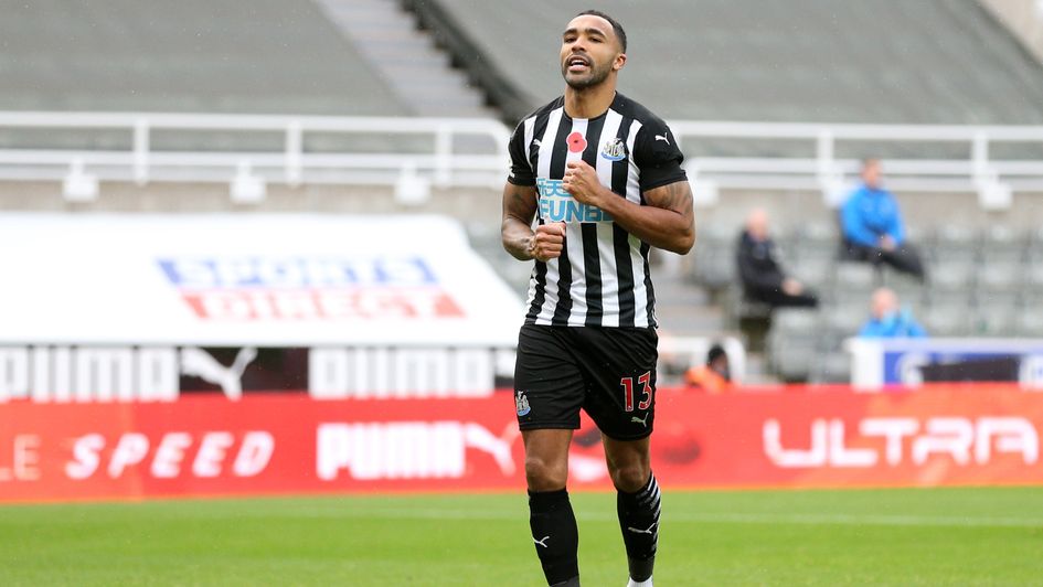 Callum Wilson after scoring for Newcastle