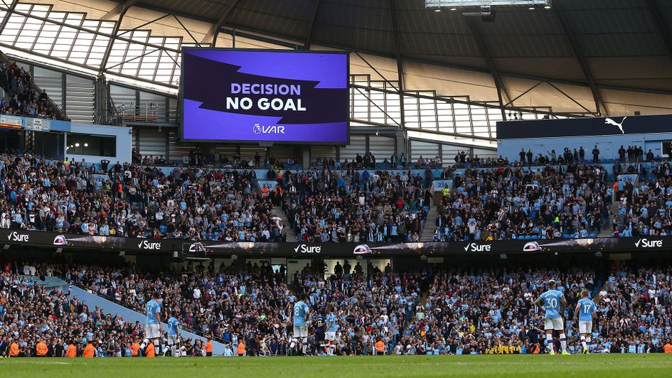 VAR intervened at the Etihad Stadium