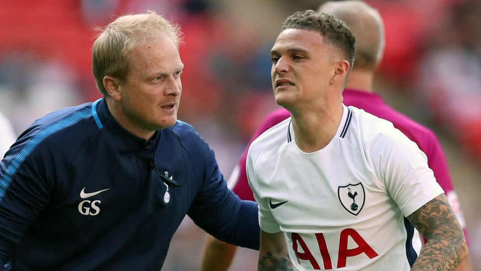Kieran Trippier limps off against Juventus